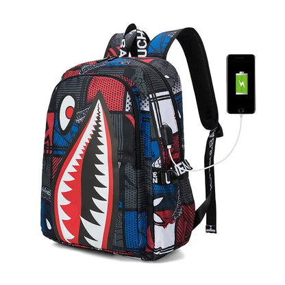 Anti-Theft Waterproof Backpack Unisex — Large Capacity Oxford 1