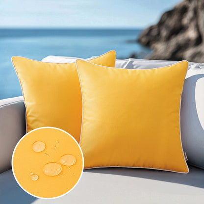 WHITELIVA Decorative Outdoor Cushion Covers Patio Garden 45x45cm 10