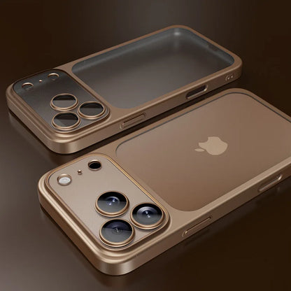 CarbonX Cover iPhone 17 Trasparente Antiurto con Bordo Elettroplaccato