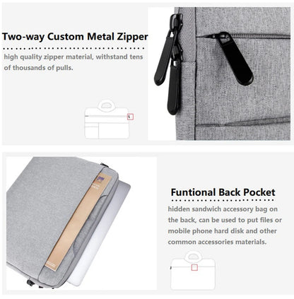 Waterproof Laptop Sleeve Bag 11-15.6" — Notebook Carry Case 4