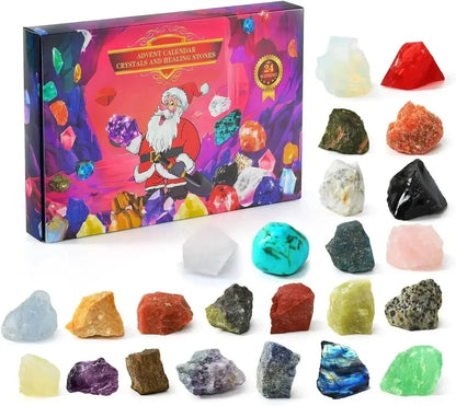 Advent Calendar with 24 Natural Crystals — Kristalljuwelen 3