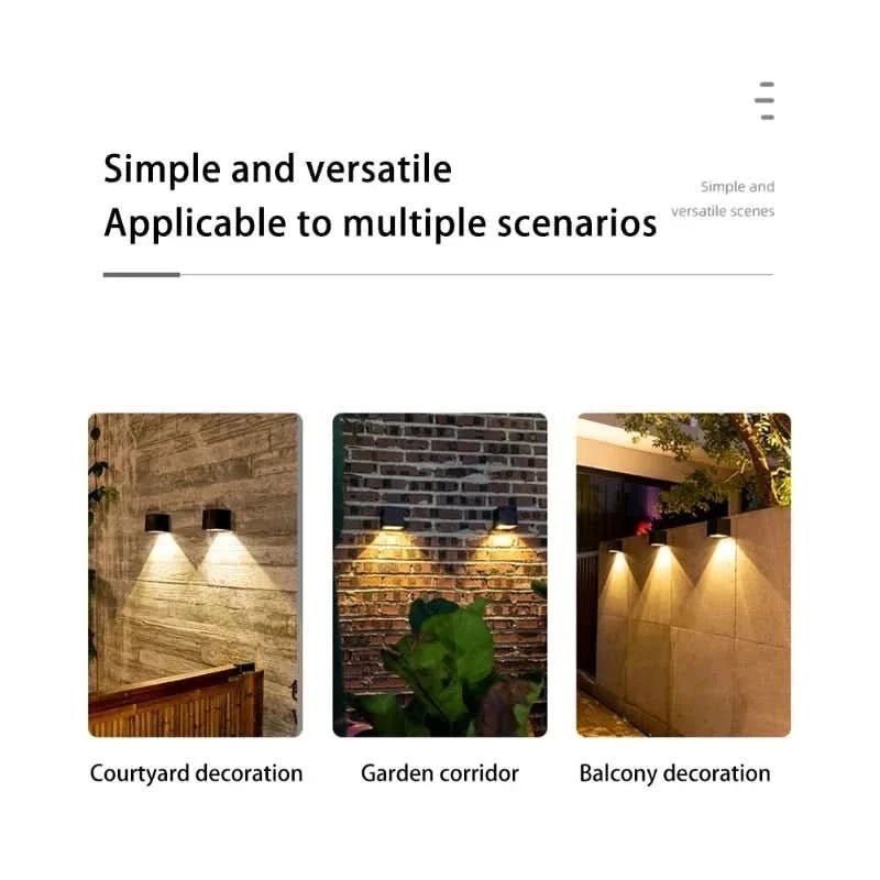 Outdoor Solar LED Wall Lamp IP65 — Garden & Balcony Light 11