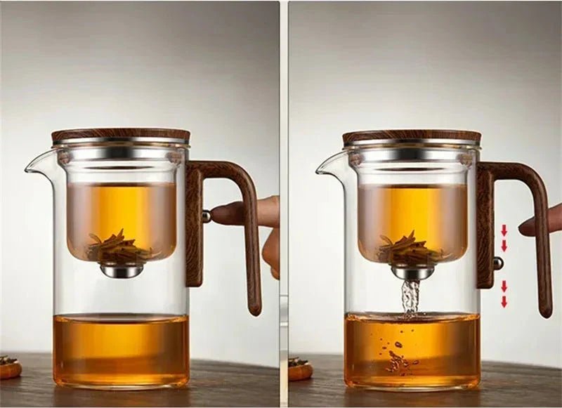 TeaMagnet Glass Teapot with Separate Magnetic Filtration 4