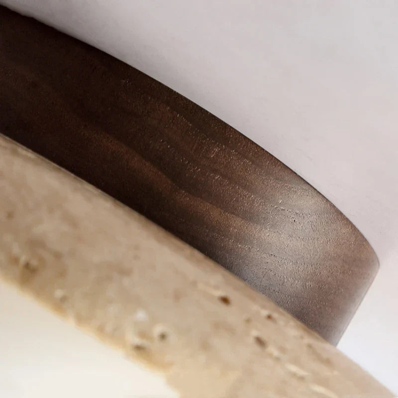 ÉclatPierre LED Recessed Wall Light in Natural Travertine 4