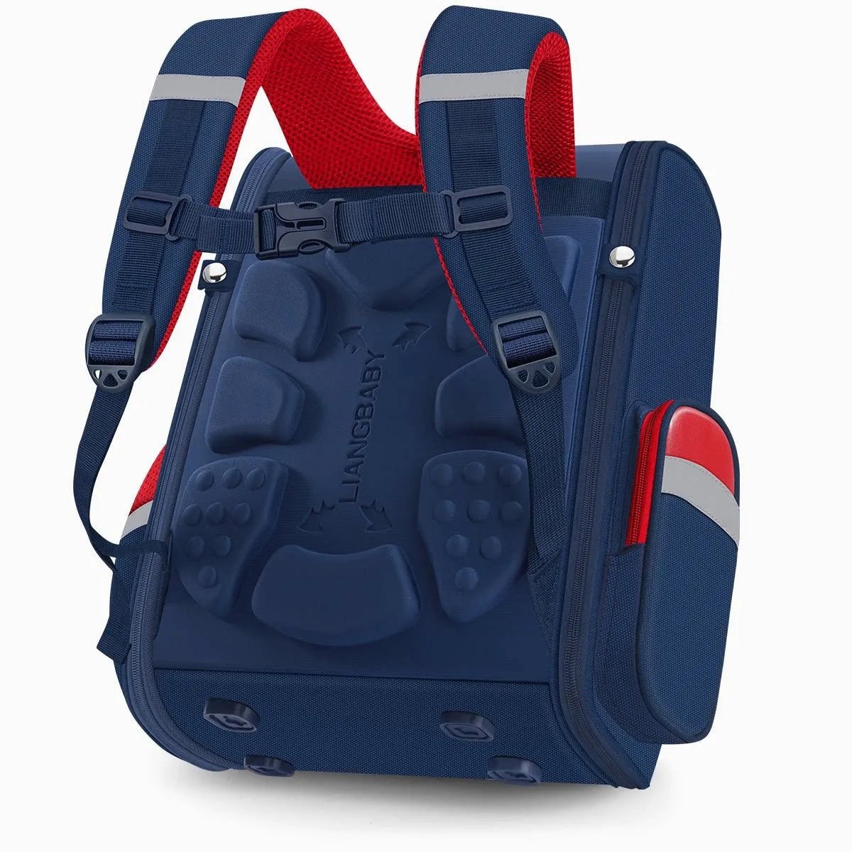 Kids Orthopedic School Backpack — British Style Nylon Unisex 3