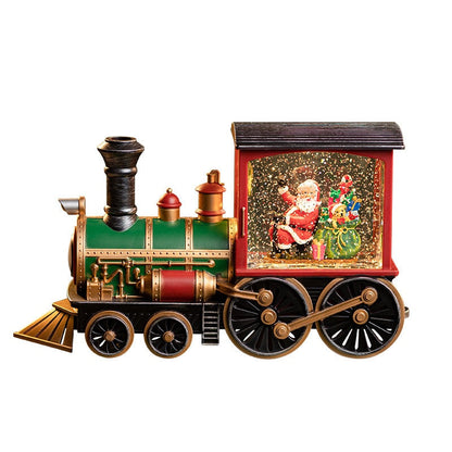 Santa Claus Christmas Train Music Box — Snow & 8 Songs 5
