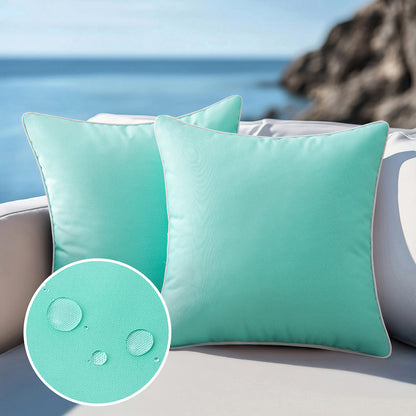 WHITELIVA Decorative Outdoor Cushion Covers Patio Garden 45x45cm 6