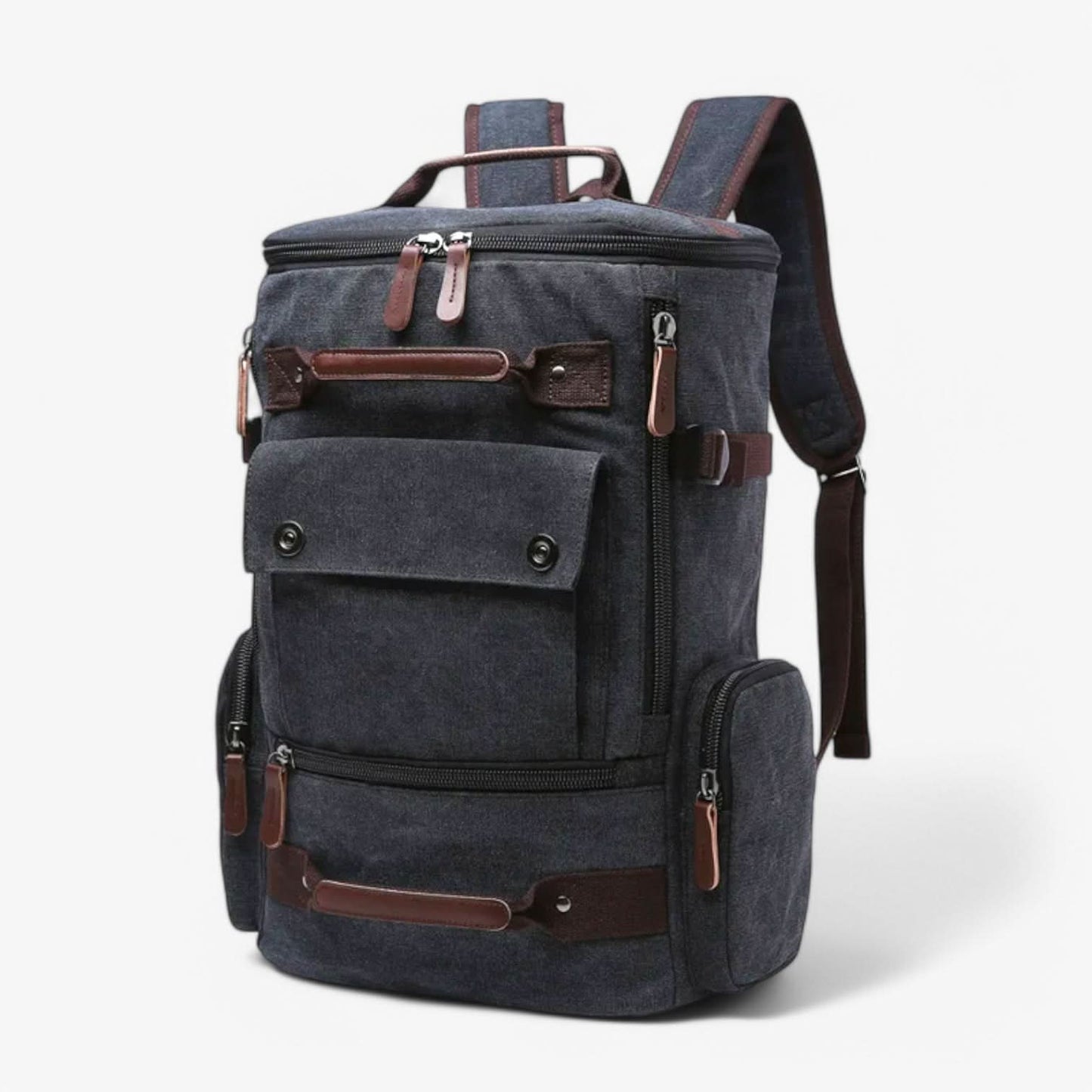 Vintage Canvas Backpack with 15" Laptop Compartment — 55L 8