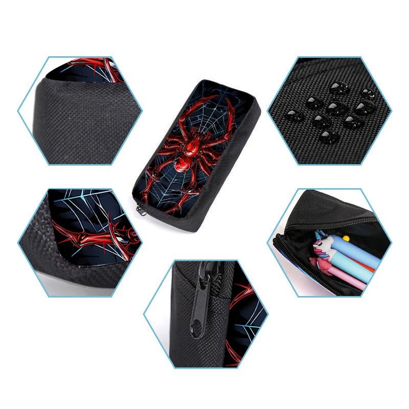 3-Piece Spider-Man School Backpack Set for Kids — Waterproof 3