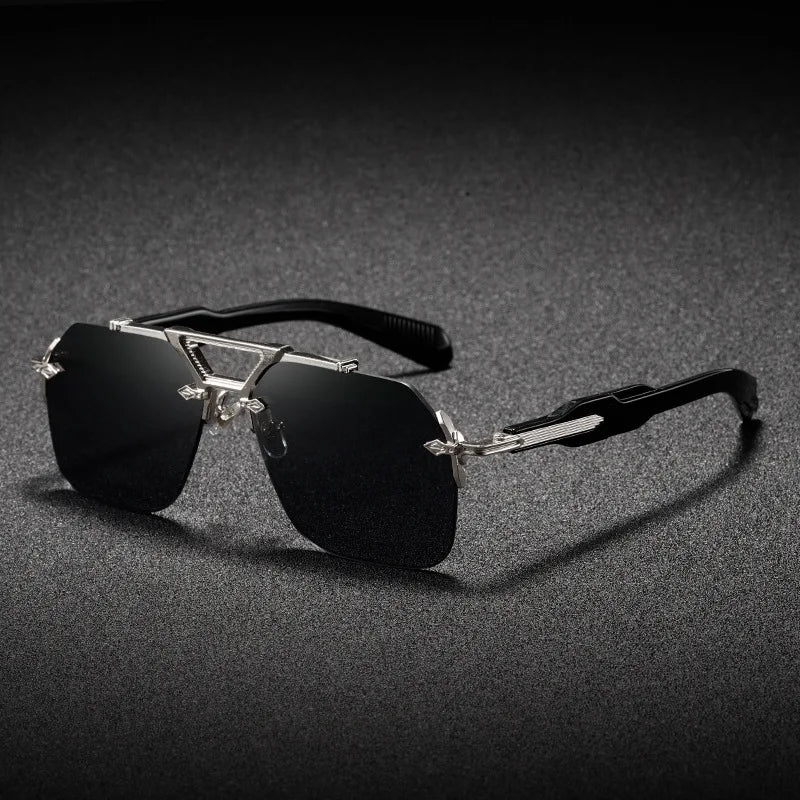 Occhiali da Sole Aviator UV400 - Montatura Leggera in Metallo