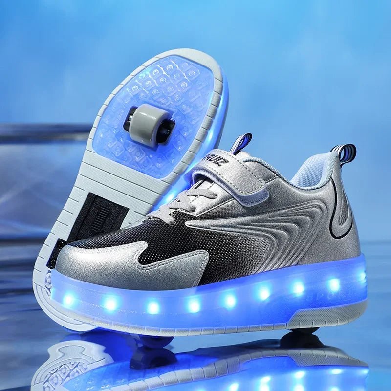 Sneakers con Rotelle LED per Bambini Luminose