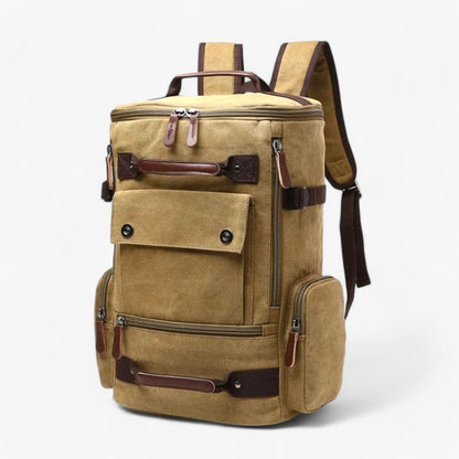 Vintage Canvas Backpack with 15" Laptop Compartment — 55L 14