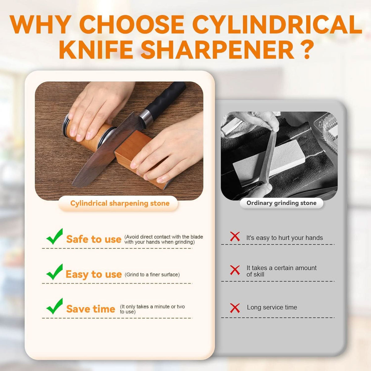 Professional Diamond Knife Sharpener with Rolling Mechanism 4