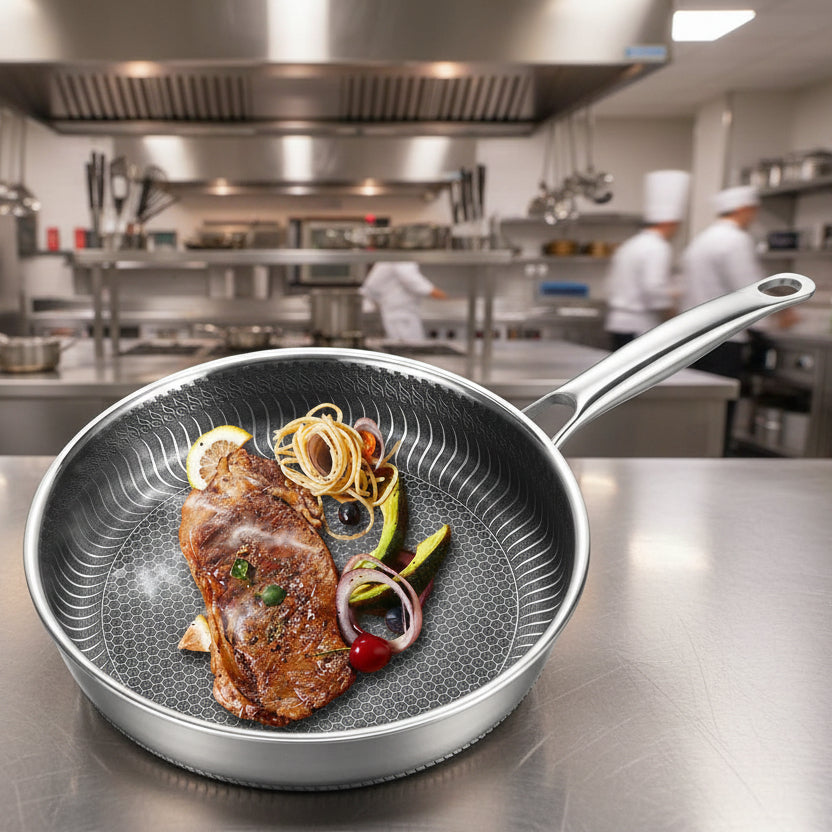 MavenSteel Stainless Steel Frying Pan — Induction & Oven Safe 2