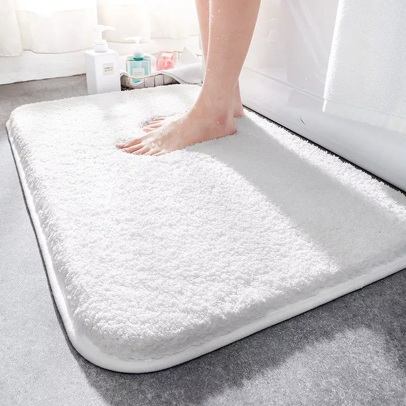 Extra Thick Microfiber Bath Mat with Non-Slip Base — Soft & Absorbent 2