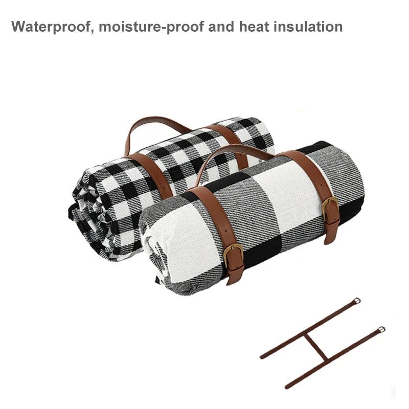 Coperta Picnic Plaid Impermeabile Pieghevole da Esterno