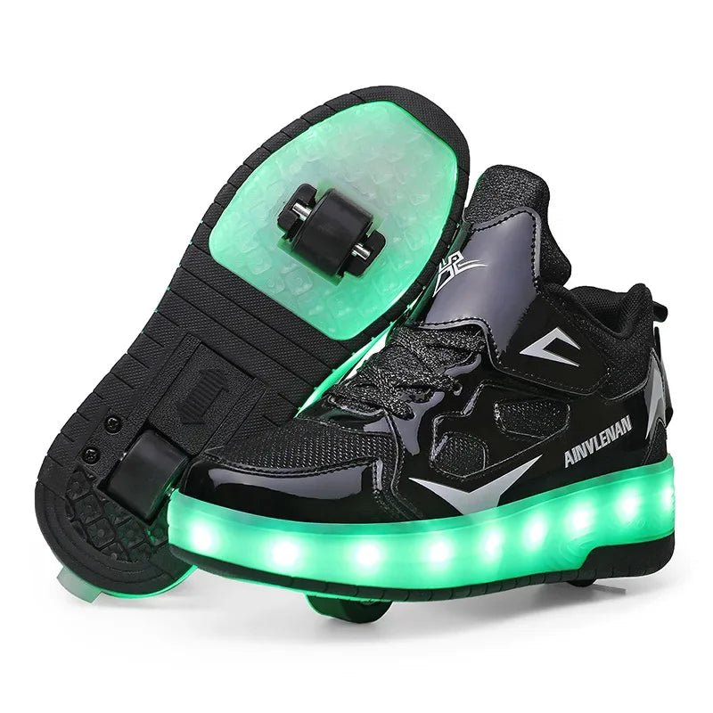 Sneakers con Rotelle LED per Bambini Luminose