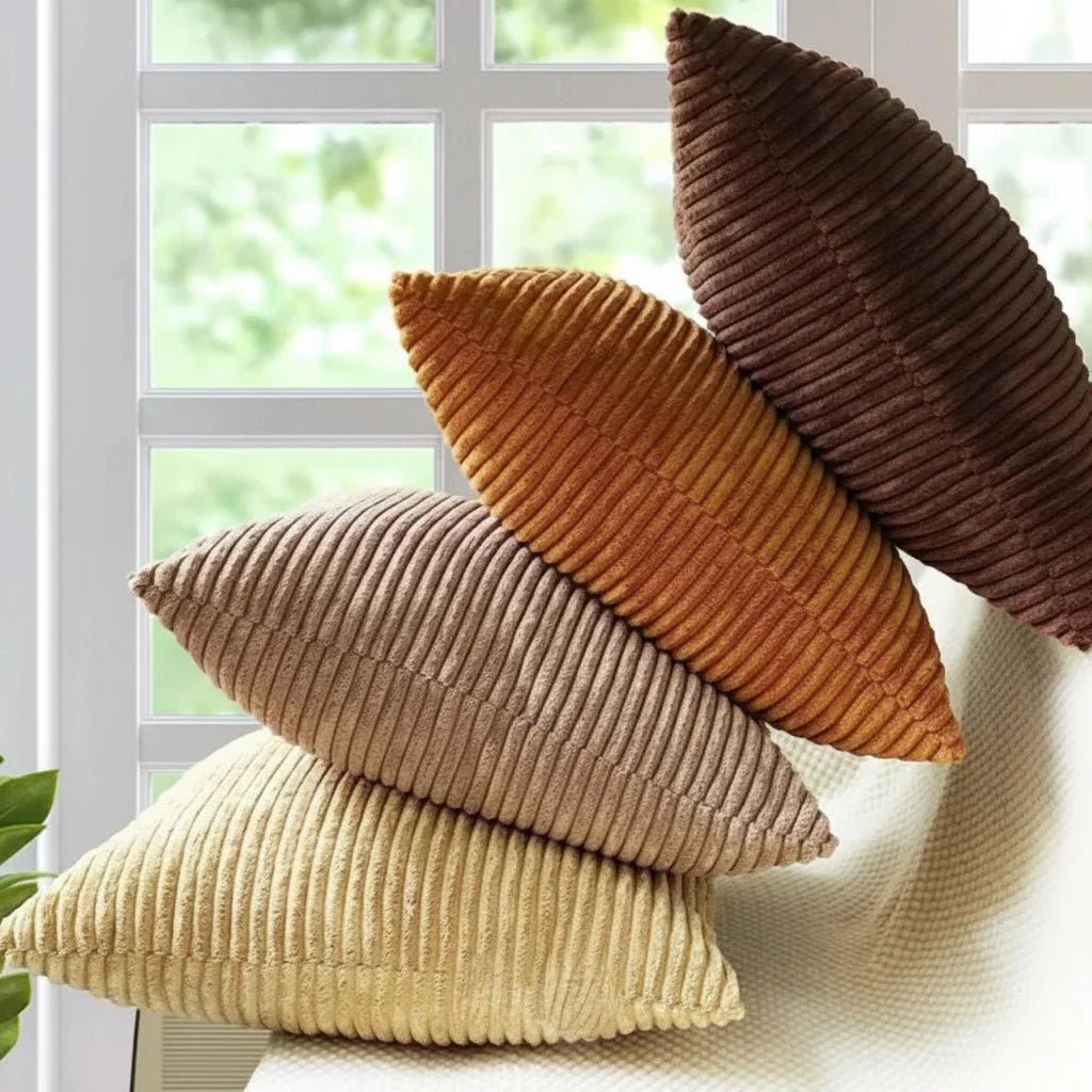 PLUSHCORD Soft Corduroy Cotton Cushion Cover — 6 Sizes 2