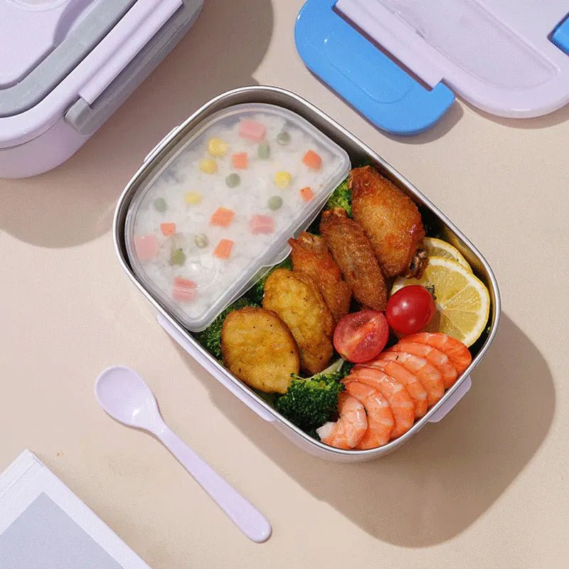 Electric Lunch Box 1.5L 60W — Portable Leak-Proof Food Warmer HeatBox 2