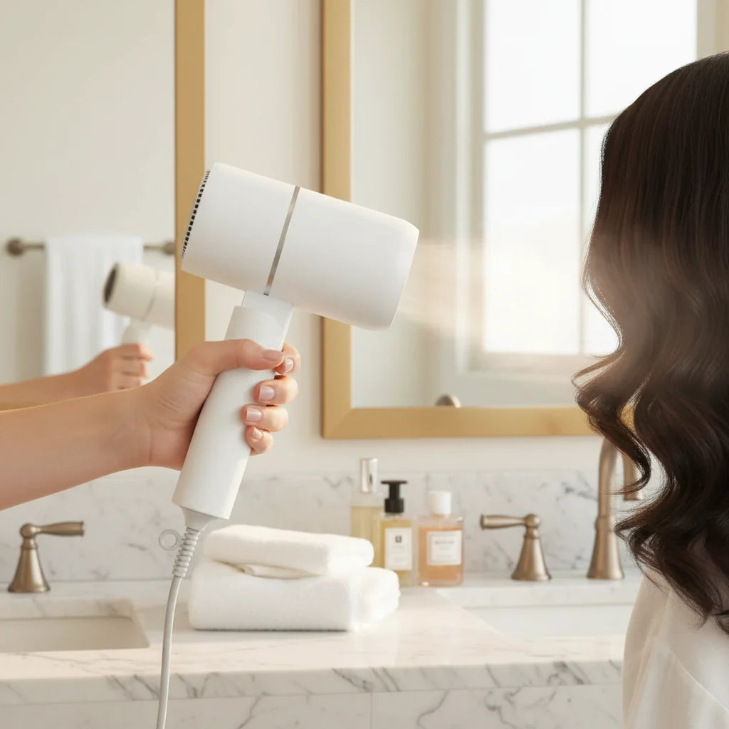 Foldable Ionic Hair Dryer — Compact Lightweight Anti-Frizz Travel 1