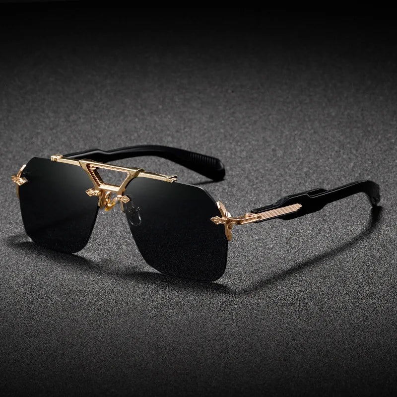 Occhiali da Sole Aviator UV400 - Montatura Leggera in Metallo