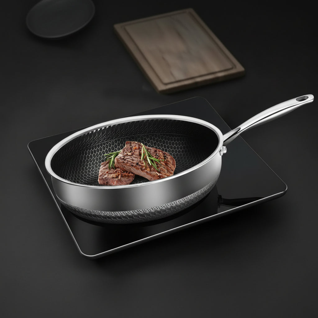 MavenSteel Stainless Steel Frying Pan — Induction & Oven Safe 5