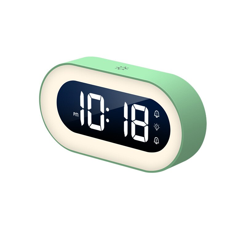 LED Digital Alarm Clock with Night Light — Soothing Sounds 3