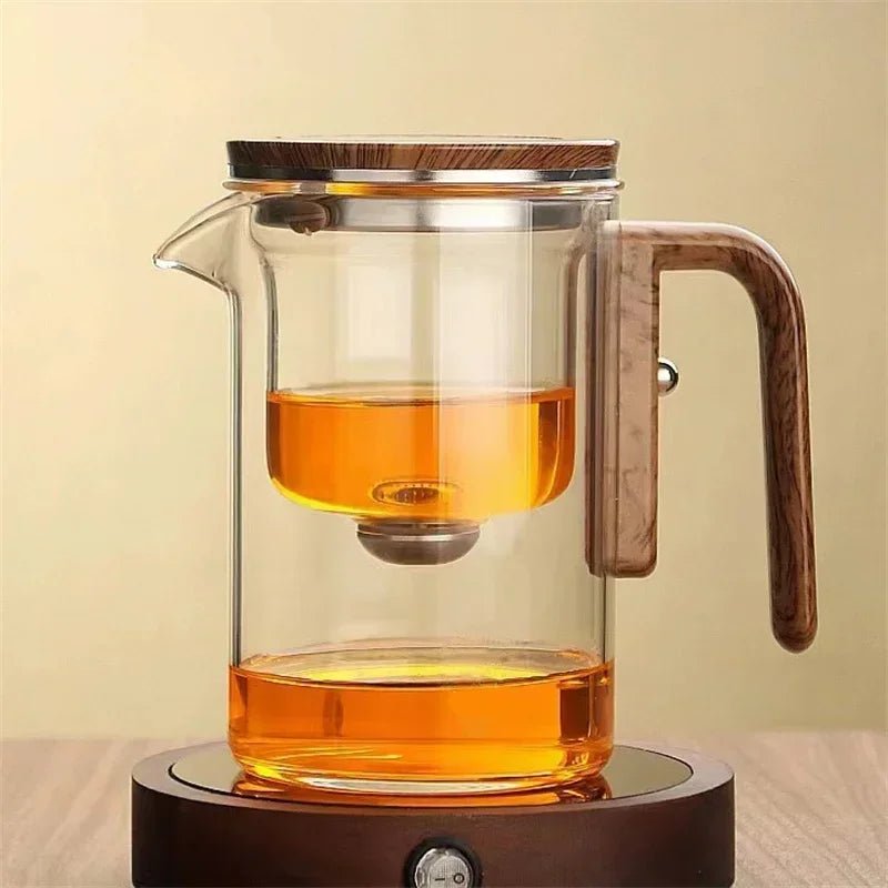 TeaMagnet Glass Teapot with Separate Magnetic Filtration 2