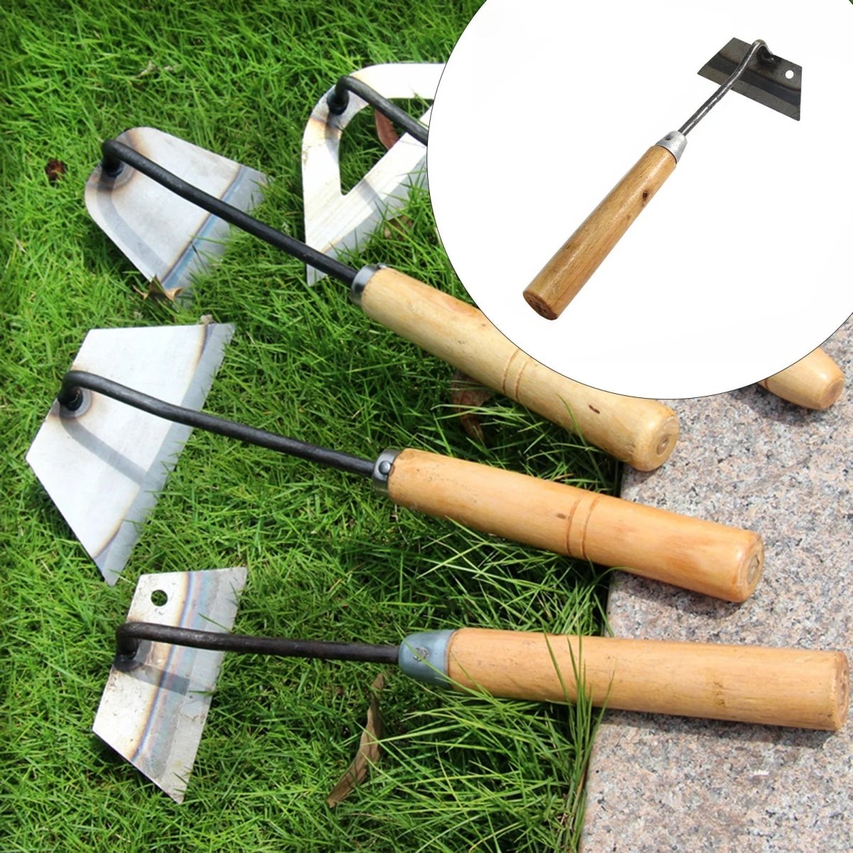 Zappa Multiuso da Giardino in Acciaio al Carbonio