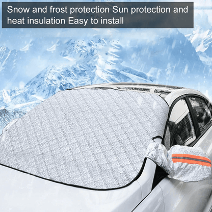 Magnetic Windshield Cover Car — Frost, Snow & Sun Protection 4