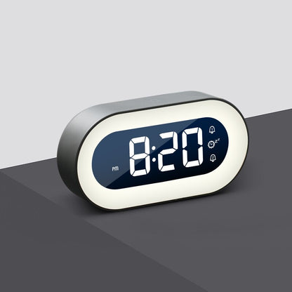 LED Digital Alarm Clock with Night Light — Soothing Sounds 10