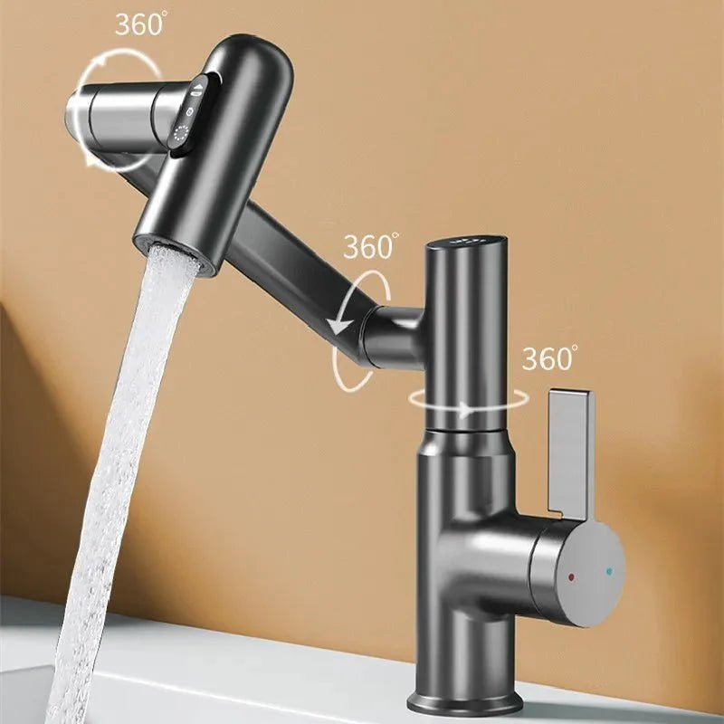 360° Smart Faucet with LED Temperature Display — 4 Colors 4