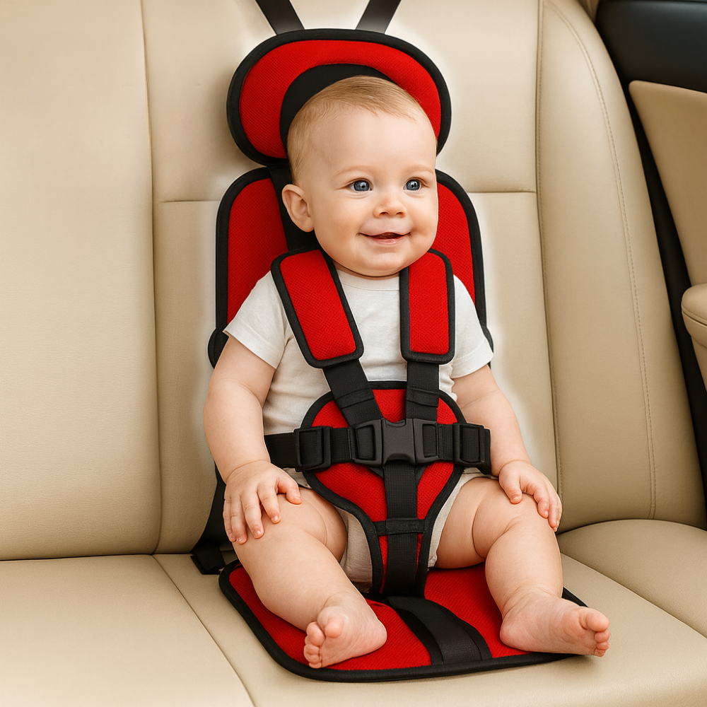 Seggiolino Auto Booster Portatile con Cintura 5 Punti