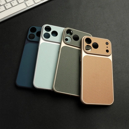 Cover iPhone in Pelle Ibrida con MagSafe e Protezione Obiettivo