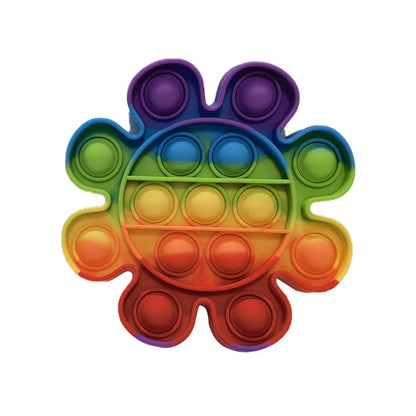 MELLOWMASH Sensory Fidget Toy — Soft Silicone Push Pop Bubbles 24