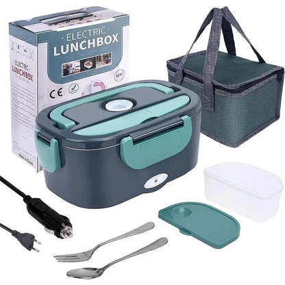 Electric Lunch Box 1.5L 60W — Portable Leak-Proof Food Warmer HeatBox 1