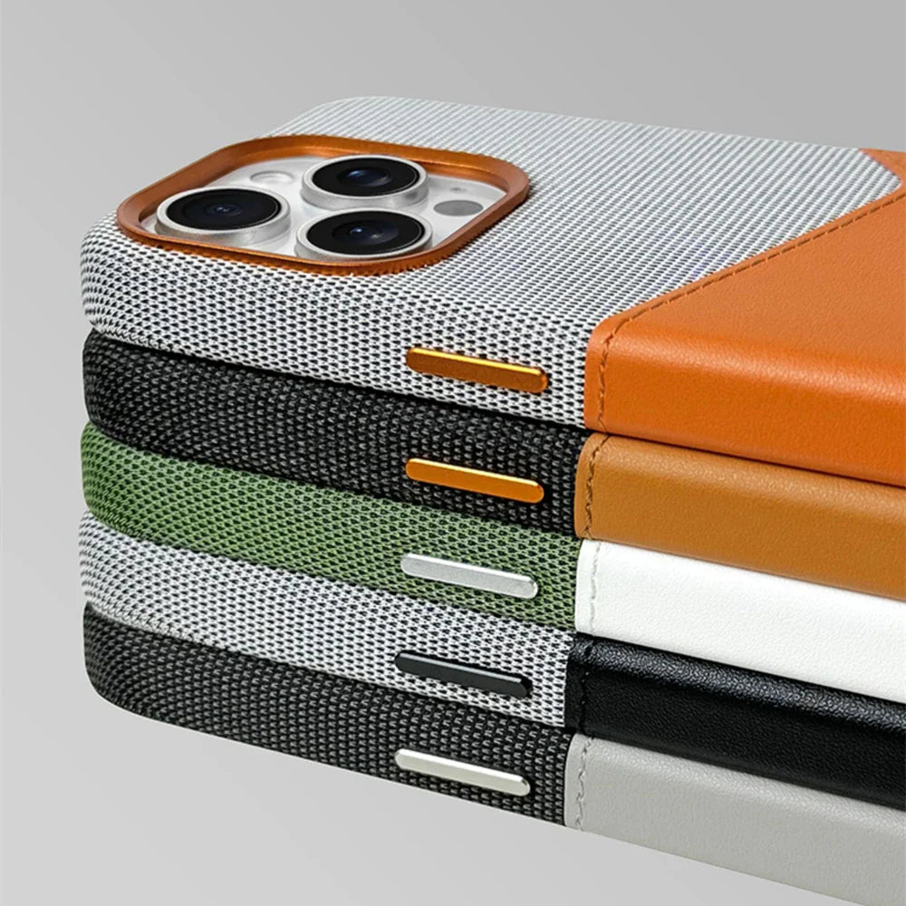 Cover iPhone in Pelle Vero con Porta Carte e MagSafe