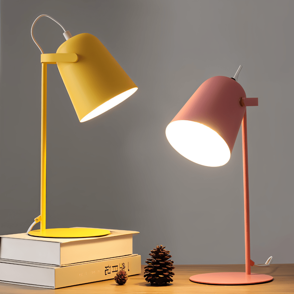 Rotating LED Table Lamp — Eye-Friendly Macaron Color Desk Light 5