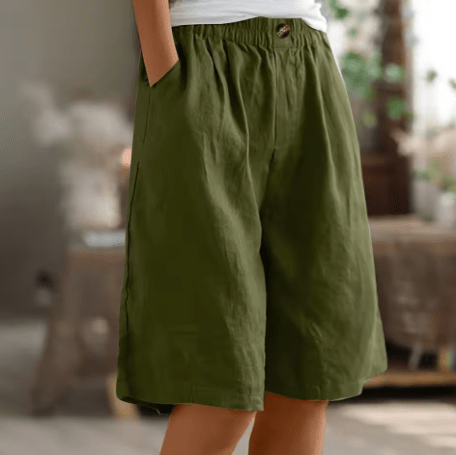 Pantaloncini Comfort Donna Vita Elastica Traspiranti