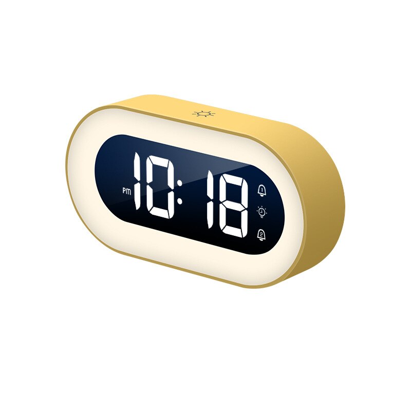 LED Digital Alarm Clock with Night Light — Soothing Sounds 5
