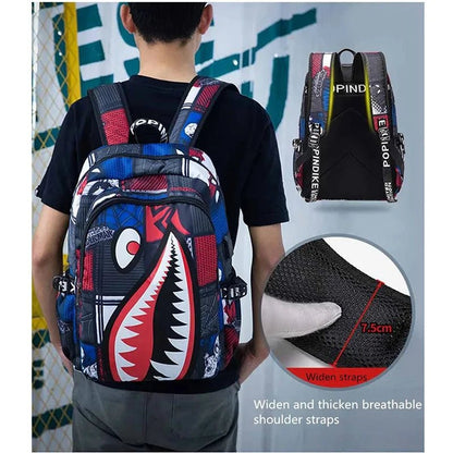 Anti-Theft Waterproof Backpack Unisex — Large Capacity Oxford 5