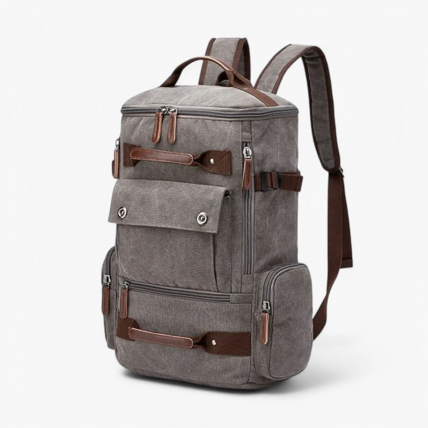 Vintage Canvas Backpack with 15" Laptop Compartment — 55L 11
