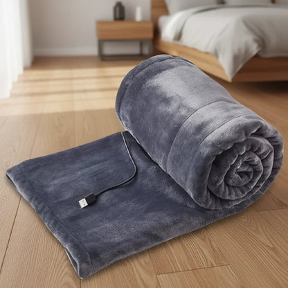 Portable USB Heated Blanket — 3 Heat Settings Soft Fleece 2