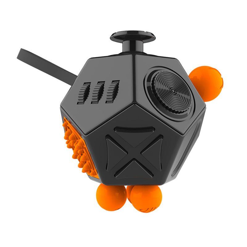 Anti-Stress-Fidget-Cube - Tastwürfel mit 6 und 12 Seiten