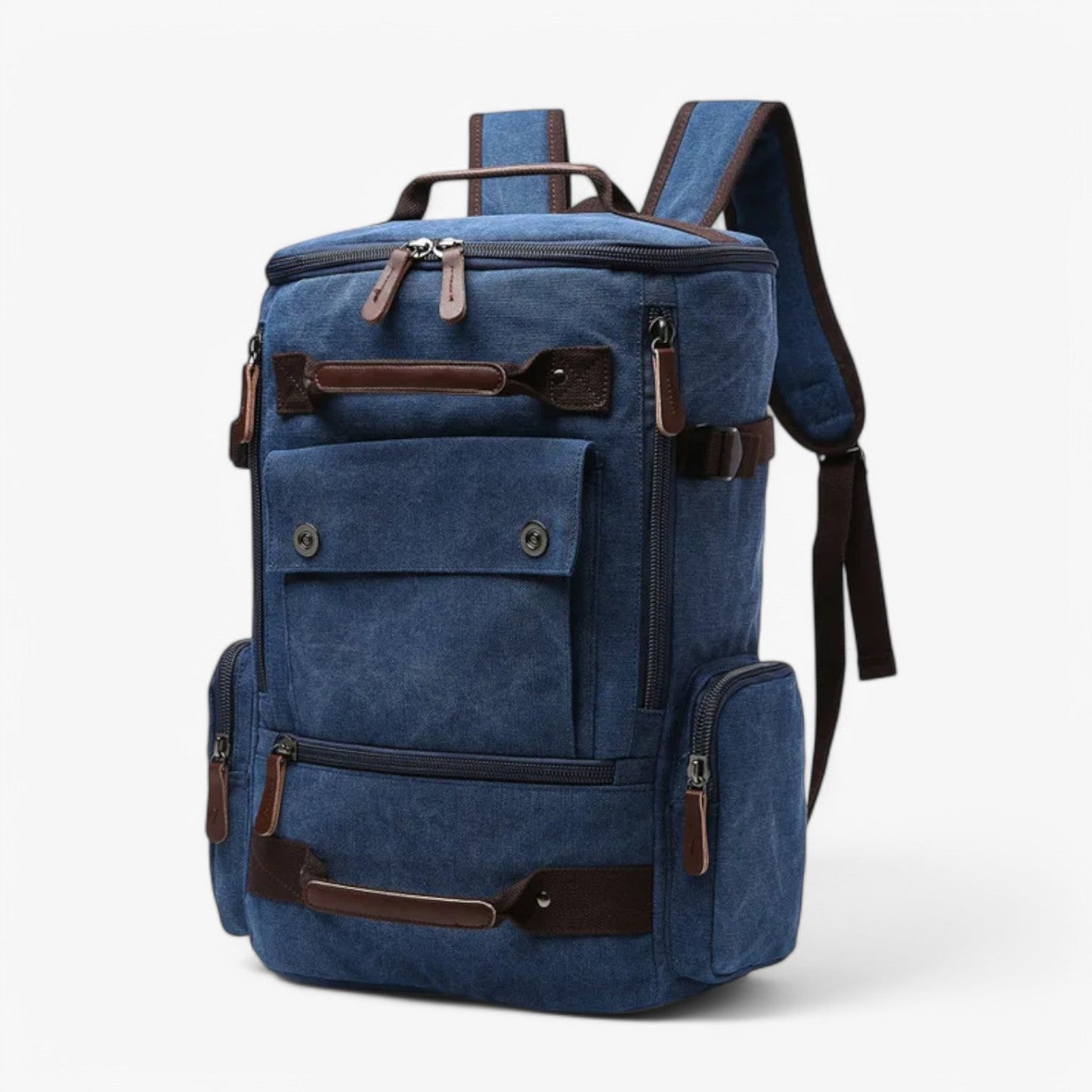 Vintage Canvas Backpack with 15" Laptop Compartment — 55L 13