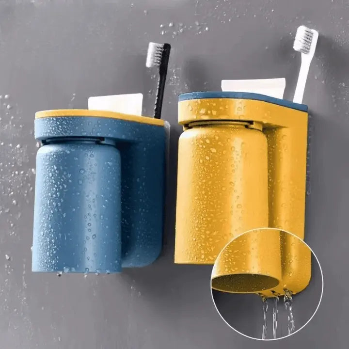 Adhesive Wall Toothbrush Holder — No Drill 3M Mount 3
