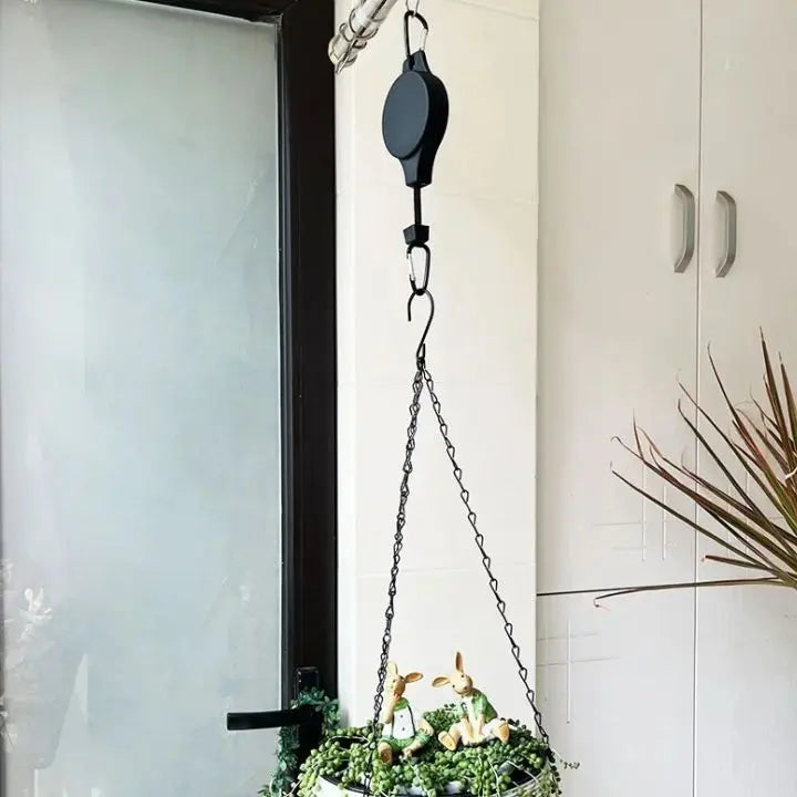 Hangset voor Planten - Robuuste en Gemakkelijke Katrol