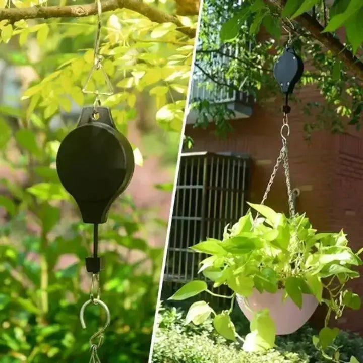 Hangset voor Planten - Robuuste en Gemakkelijke Katrol