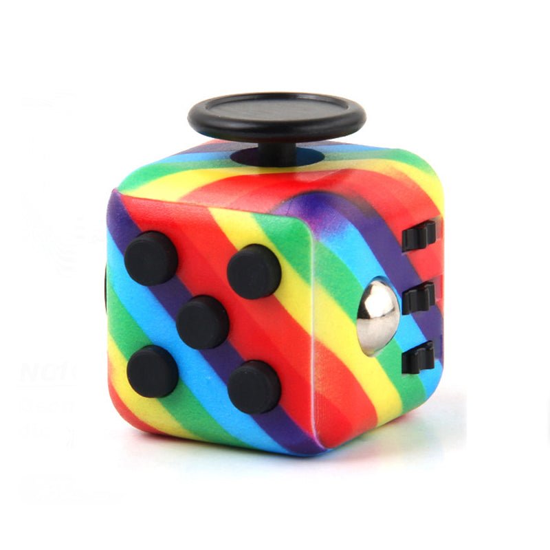 Anti-Stress-Fidget-Cube - Tastwürfel mit 6 und 12 Seiten
