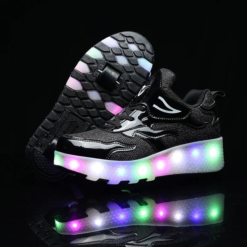 Sneakers con Rotelle LED per Bambini Luminose